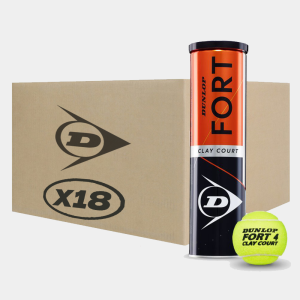 Caja de 18 Tarros - Dunlop Clay Court x4