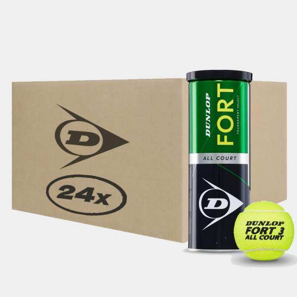 Caja de 24 Tarros - Dunlop FORT All Court x3