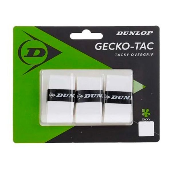 Overgrip Dunlop Gecko-Tac Blanco x3