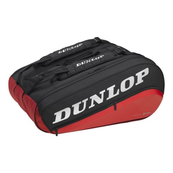 Bolso Dunlop Cx-Performance 12 Raquetas Negro/Rojo