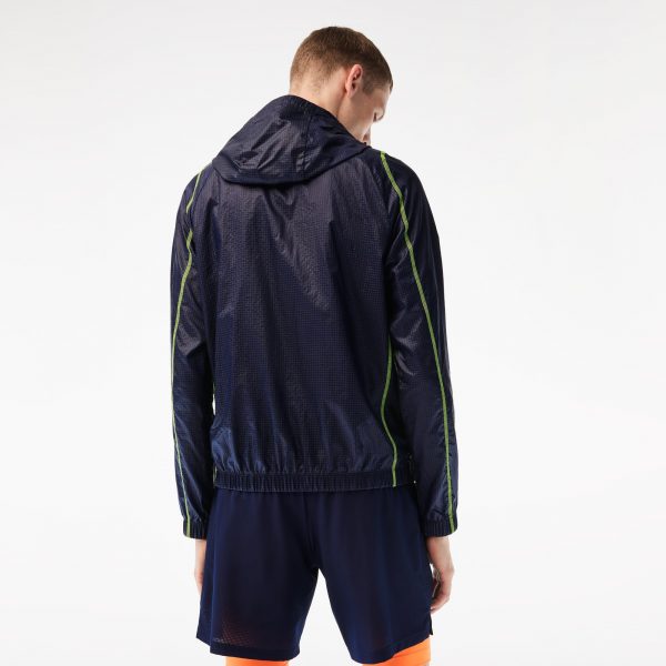 Corta Viento Lacoste Roland Garros Navy/Amarillo - Imagen 2