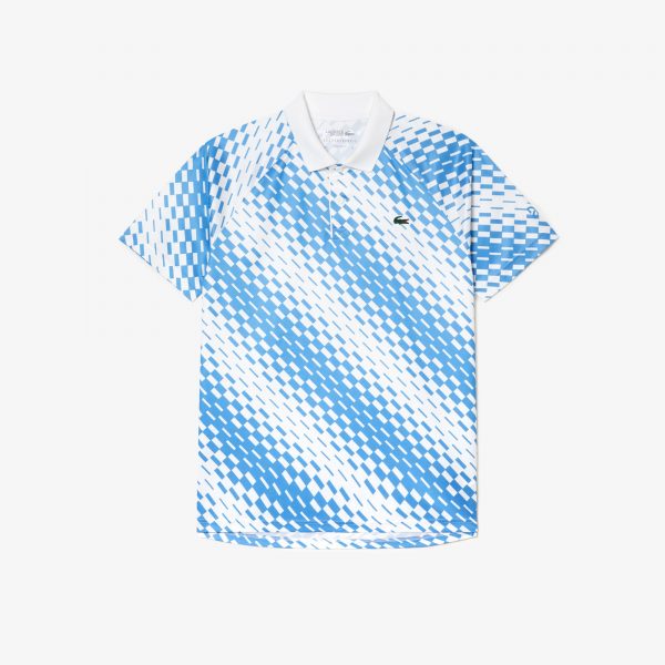 Camiseta Lacoste Djokovic Blanco/Azul