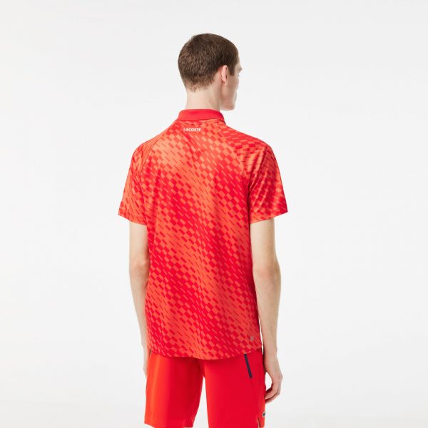 Camiseta Lacoste Djokovic Roja/Naranja - Imagen 2