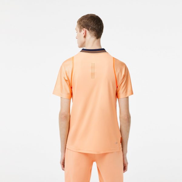 Polera Lacoste Roland Garros Navy/Orange - Imagen 2