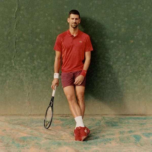 Short Tenis Sportsuite Lacoste x Novak Djokovic - Burdeo - Hombre - Imagen 2