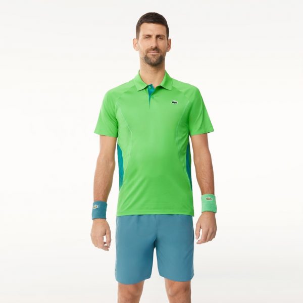 Short Tenis Sportsuite Lacoste x Novak Djokovic - Verde - Hombre - Imagen 2