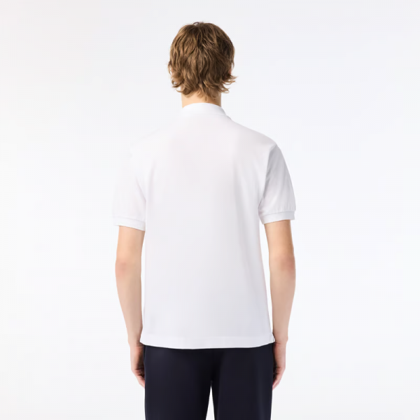 Polo Lacoste Algodón Blanco - Imagen 2