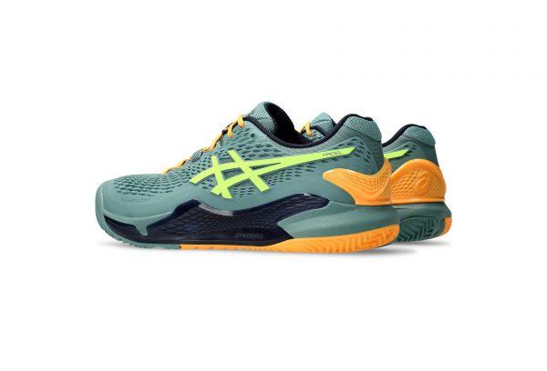 Zapatilla Asics Gel Resolution 9 - Padel - Celadon / Safety Yellow - Imagen 6