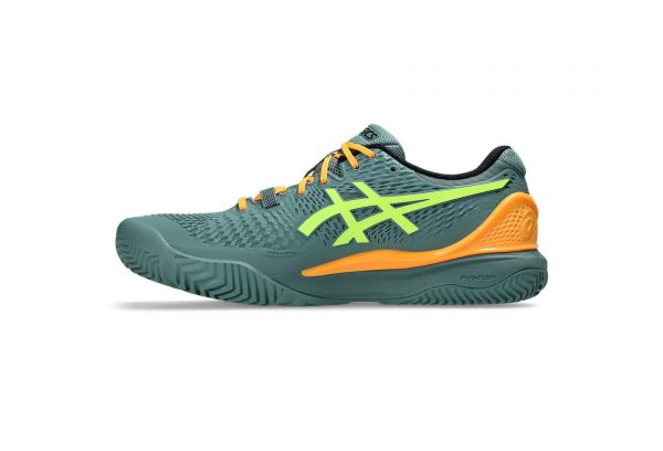 Zapatilla Asics Gel Resolution 9 - Padel - Celadon / Safety Yellow - Imagen 5