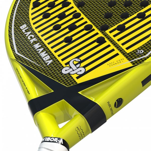 Pala Padel Vibor-a Black Mamba Xtreme 3K - Imagen 2