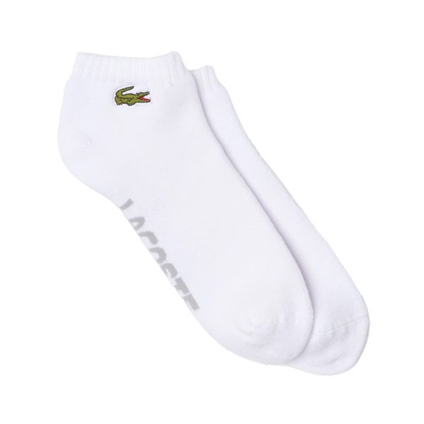 Calcetas Lacoste Blancas Cortas
