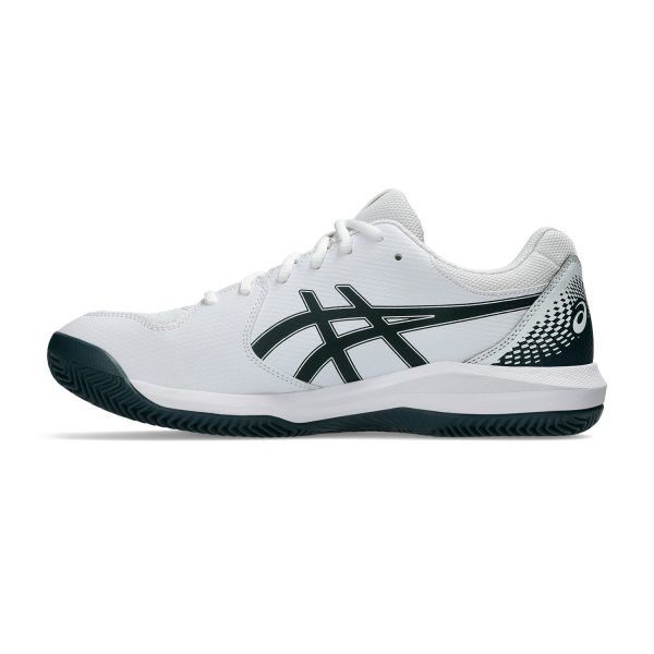 Zapatillas Asics - Dedicate 8 - Clay White/Green - Imagen 7