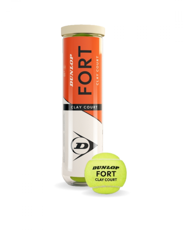 Tarro Pelota Dunlop Fort Clay Court X4