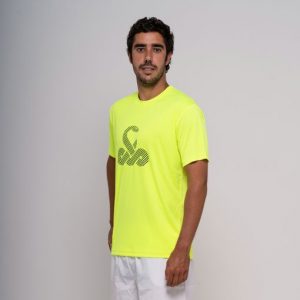 Camiseta Taipan Hombre - Amarillo Fluor - Vibora