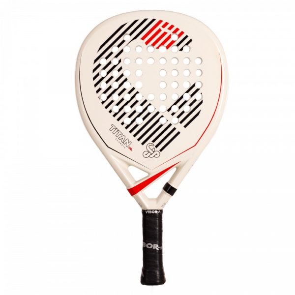 Pala Padel Vibora Titan Junior Classic White