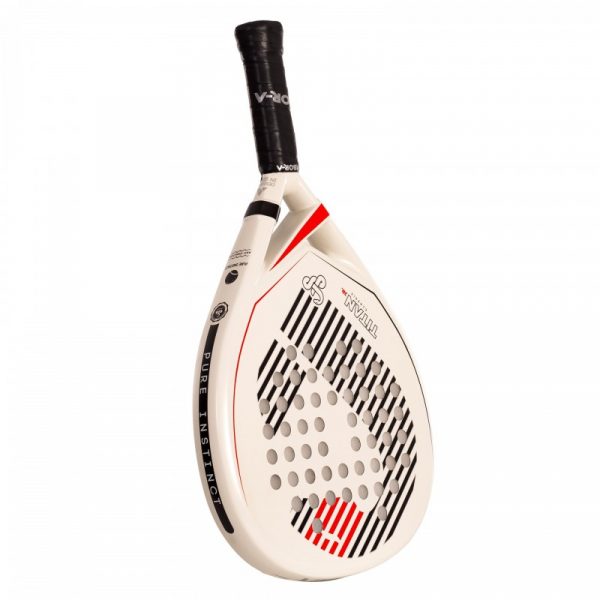 Pala Padel Vibora Titan Junior Classic White - Imagen 2