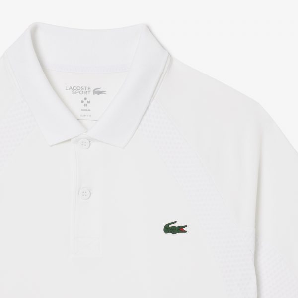Polo Lacoste Clásico Blanco - Imagen 3