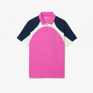 Polo Lacoste Multicolor Rosa/Marino/Crema