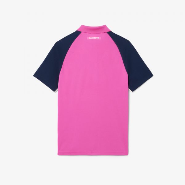 Polo Lacoste Multicolor Rosa/Marino/Crema - Imagen 5