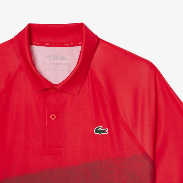Polo Oficial Lacoste Djokovic Roja 2025 - Imagen 4