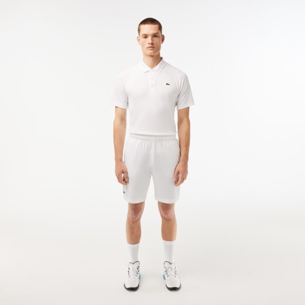 Short Lacoste Tenis Ultra Dry Blanco - Imagen 8