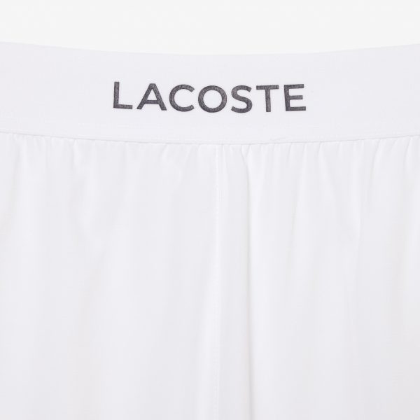 Short Lacoste Tenis Ultra Dry Blanco - Imagen 2