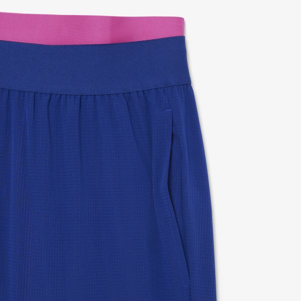 Short Lacoste Tenis Edición Roland Garros Azul/Rosa - Imagen 5