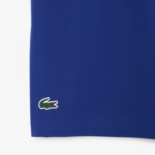 Short Lacoste Tenis Edición Roland Garros Azul/Rosa - Imagen 4