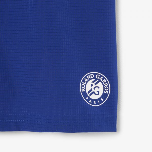 Short Lacoste Tenis Edición Roland Garros Azul/Rosa - Imagen 3
