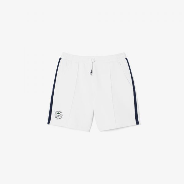 Short Tenis Clásico Lacoste Blanco/Azul Marino